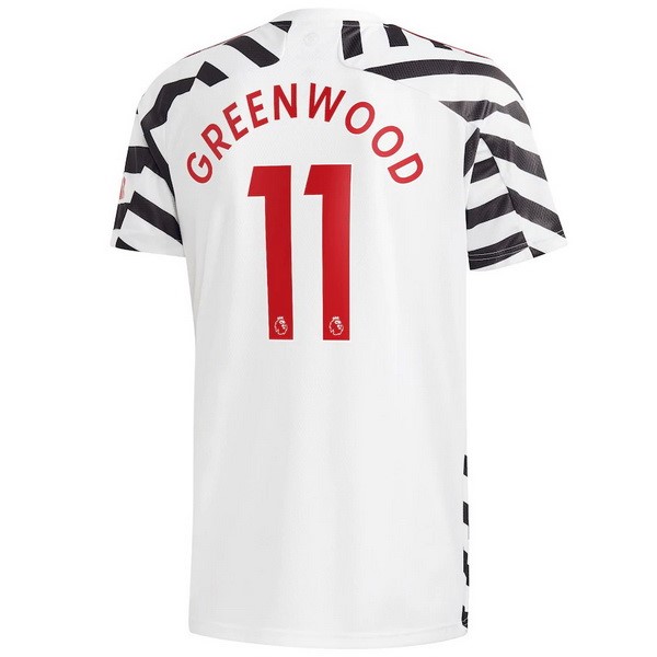 Maglia Manchester United NO.11 Greenwood Third 20/21 Bianco